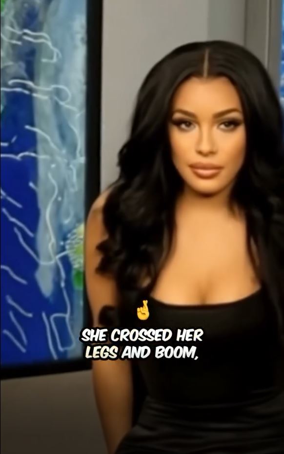 She Crossed Her Legs and Boom— the internet got a front-row seat to something way too real. Watch it while it’s still up. Full uncensored video in the comments! (for now). 😳  👇😳 See less