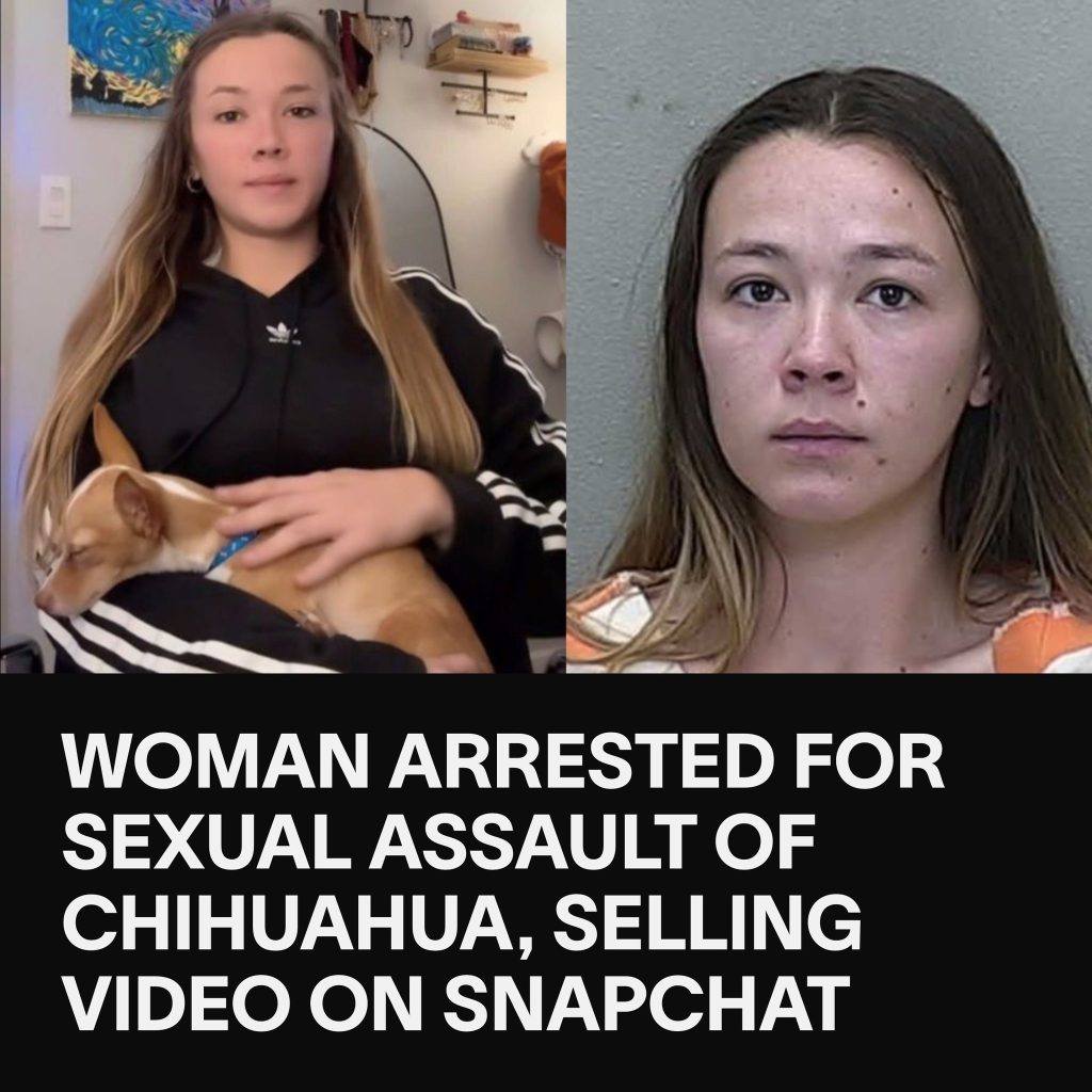 A Florida woman allegedly sold a video of herself having sex with one of her dogs on social media for $500.