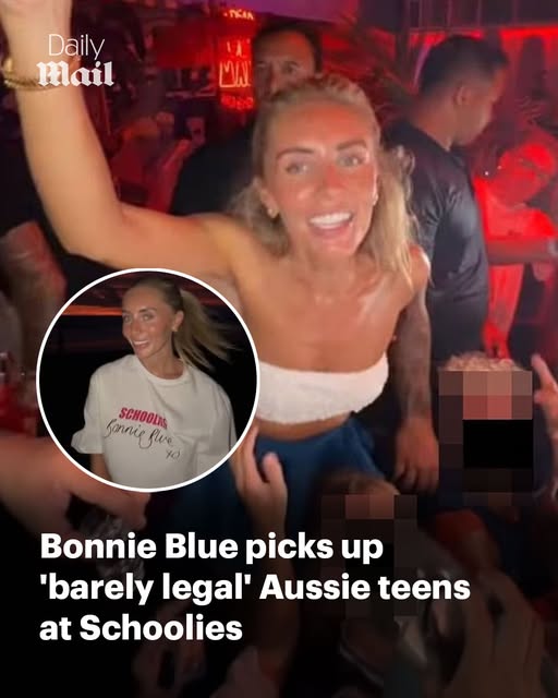 Inside Bonnie Blue’s racy Schoolies antics in Bali as she picks up ‘barely legal’ boys after being banned from Australia